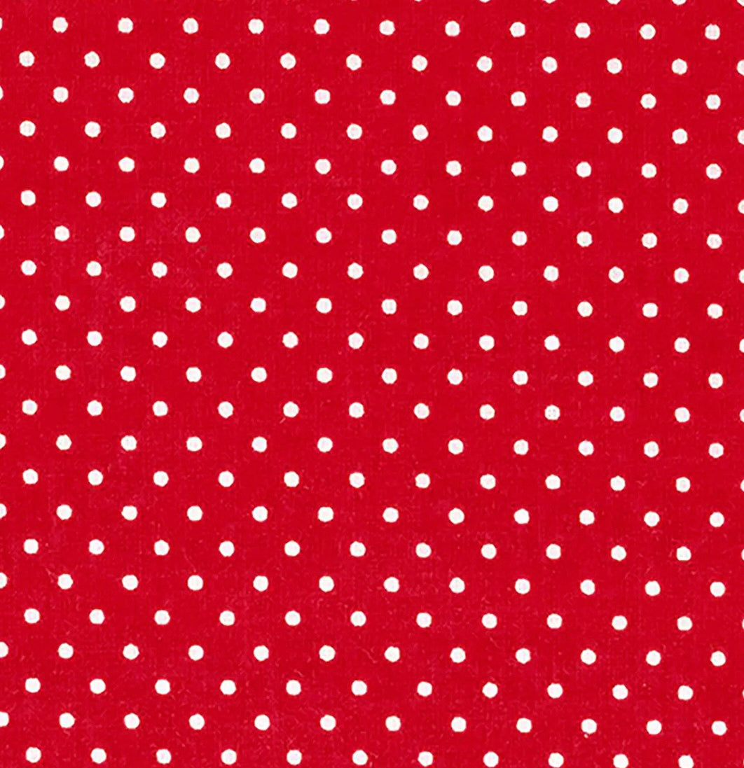 Stroller Tag- Red Polka Dot