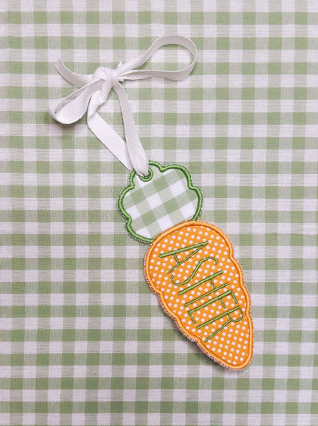 Carrot Easter Basket Tag