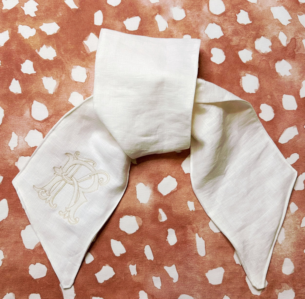Monogram Wreath Sash