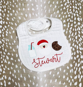 Mary Kelly Smith- White Muslin Bib