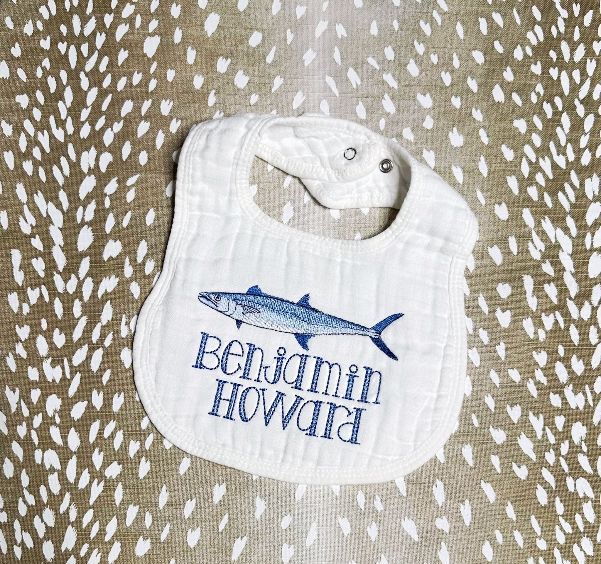 Kayla Horne- White Muslin Bib