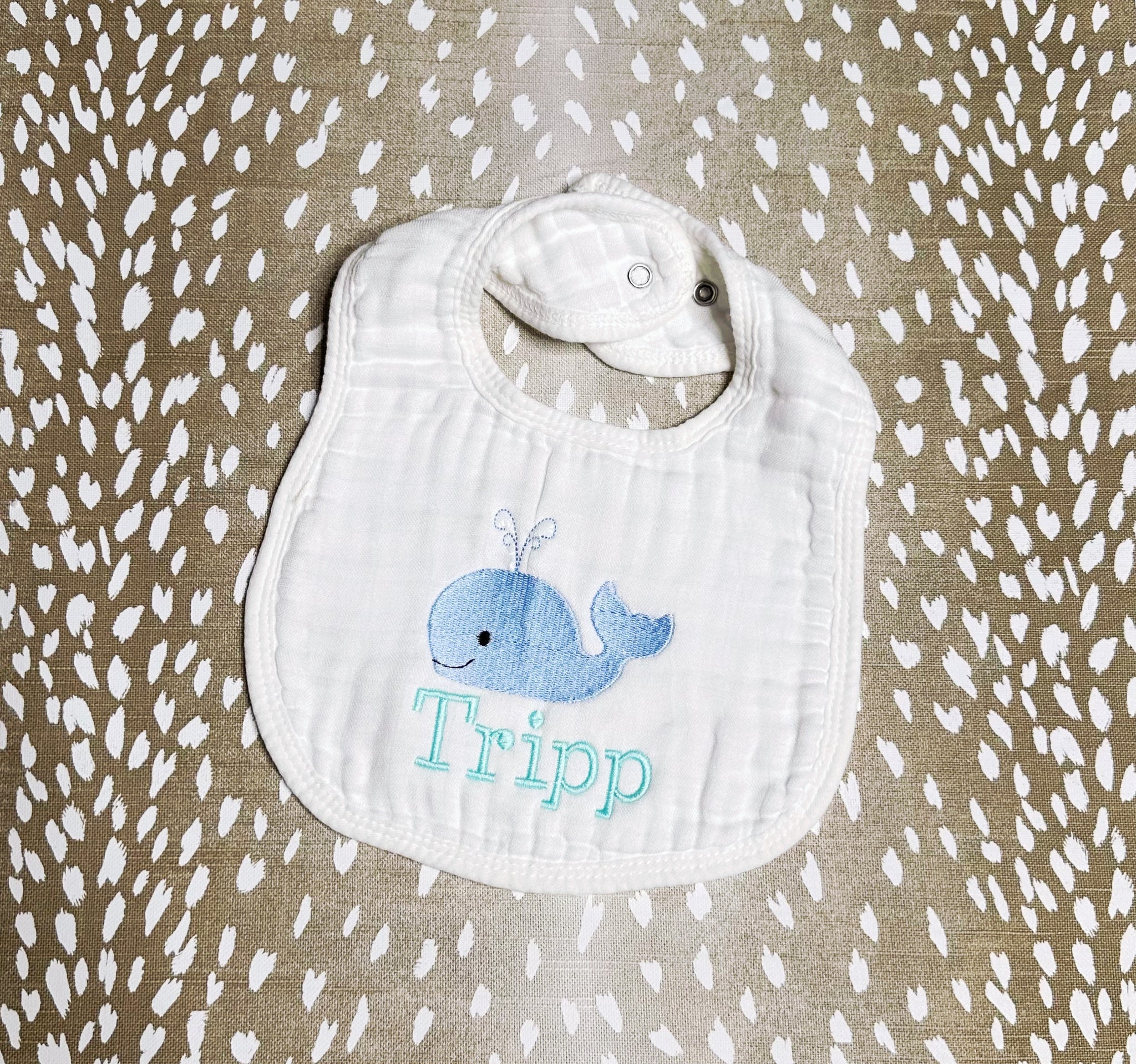 Kayla Horne- White Muslin Bib