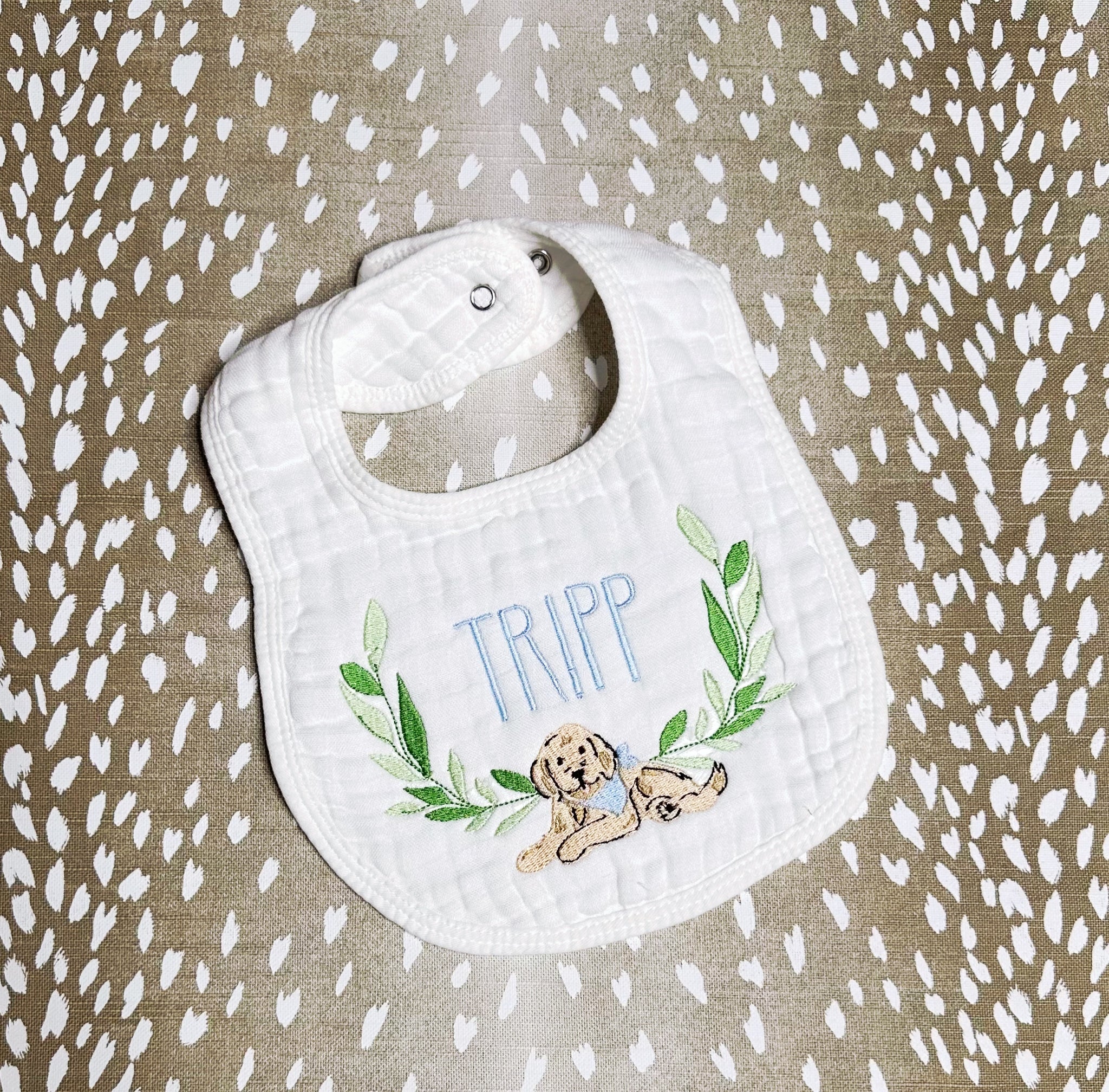 Kayla Horne- White Muslin Bib