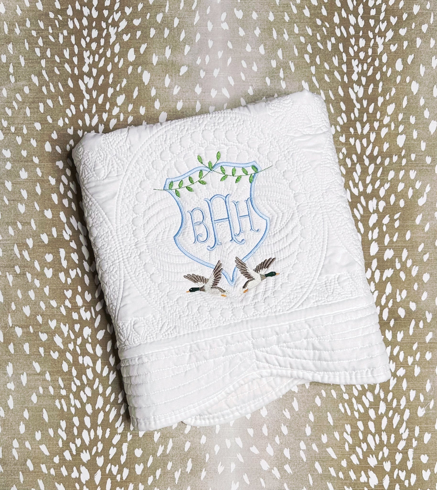 Kayla Horne- White Baby Quilt
