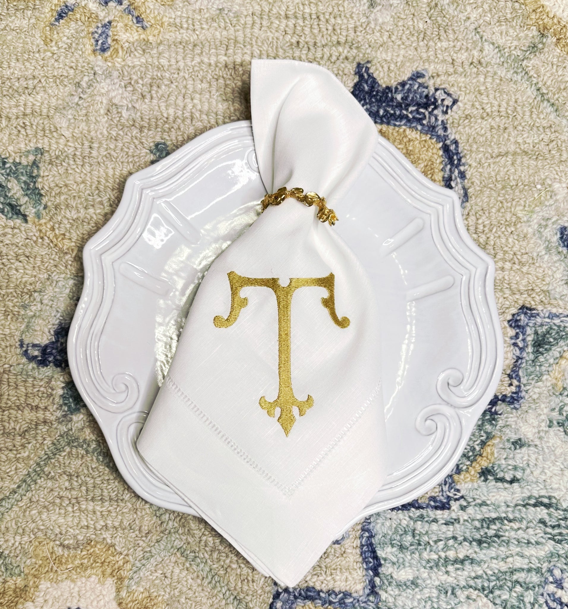 Alyssa Barbour- Set of 4 Hemstitched Napkins