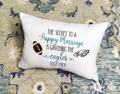 Alyssa Barbour- 14x20" Happy Marriage Pillow