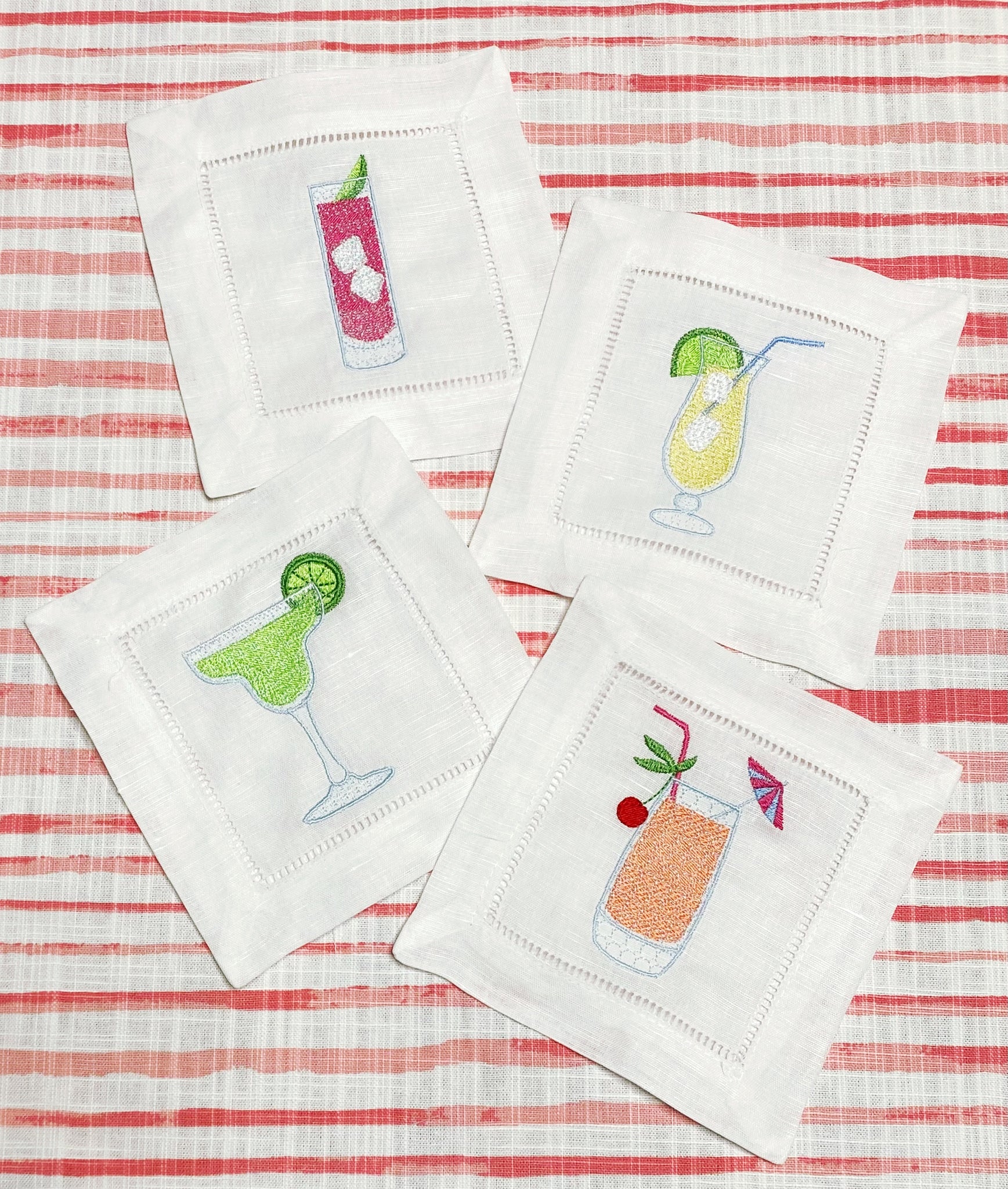 Set of 4 Cocktail Napkins