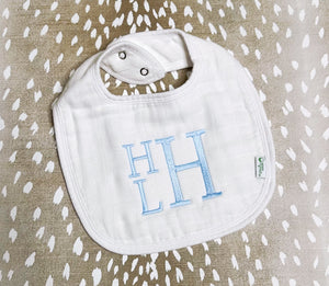 Hannah Hall- White Muslin Bib
