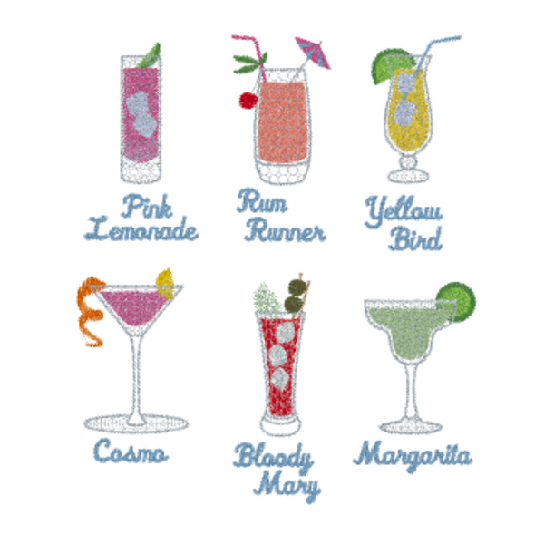 Set of 4 Cocktail Napkins