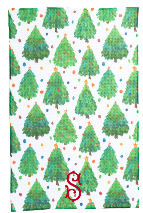 Christmas Trees Kitchen Towel