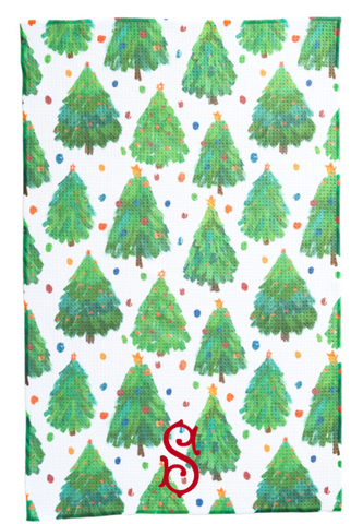 Christmas Trees Kitchen Towel