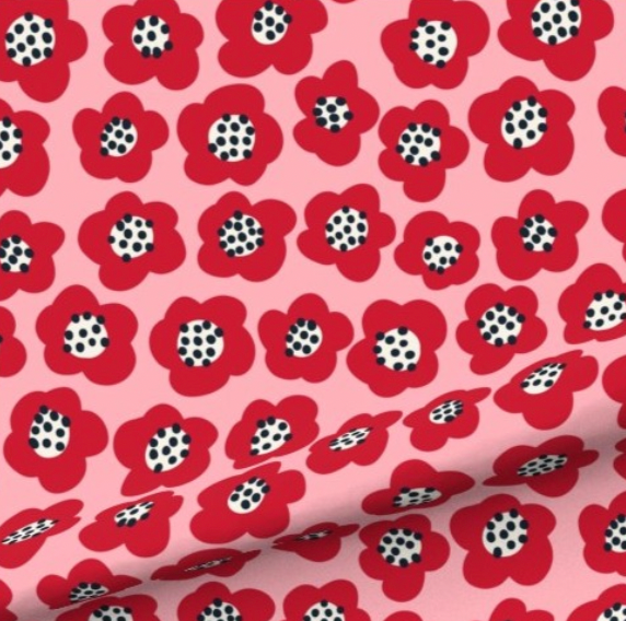 Floral Dots Pillow
