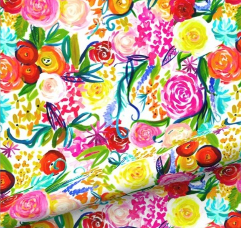 Summer Day Floral Pillow