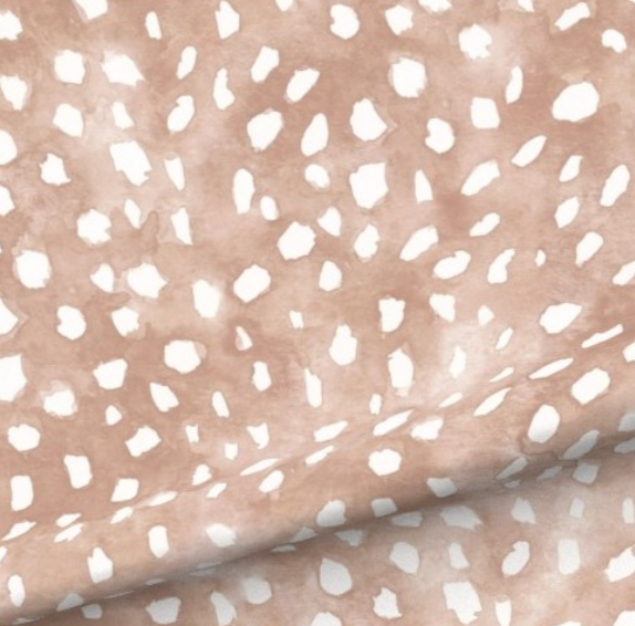 Fawn Print Pillow