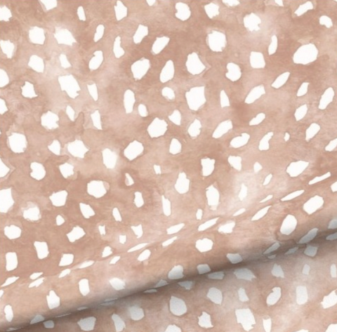 Fawn Print Pillow