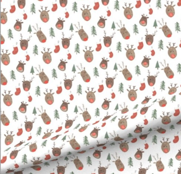 Christmas Reindeer Pillow