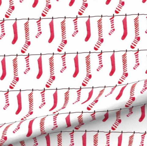 Red Stockings Pillow
