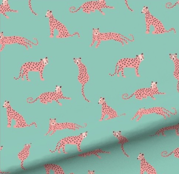Pink Leopards Pillow
