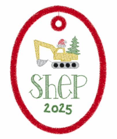 Christmas Construction Ornament