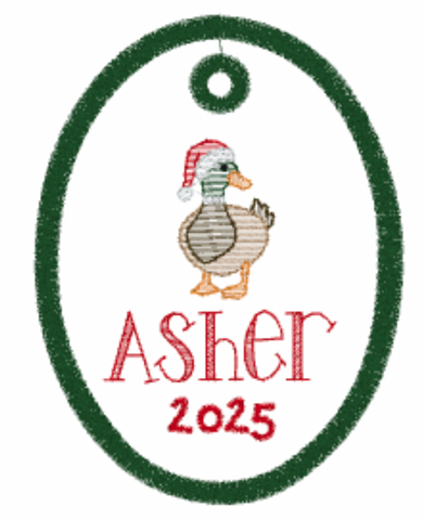 Christmas Duck Ornament