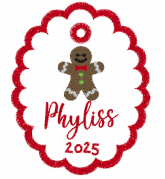 Gingerbread Man Ornament