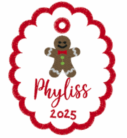 Gingerbread Man Ornament