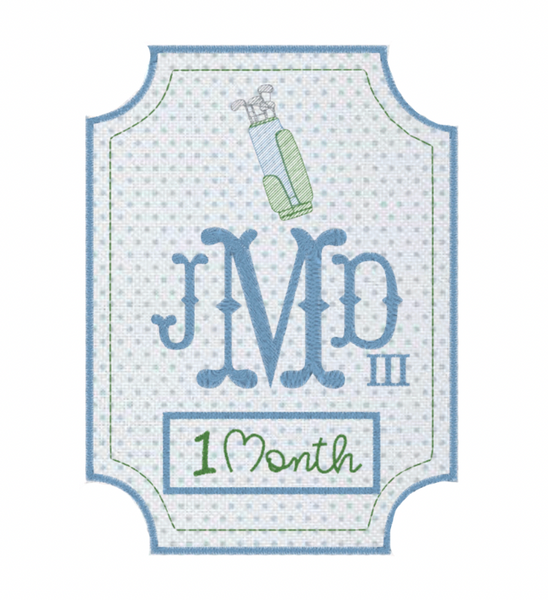 Victoria Milton- Monthly Milestone Plaque
