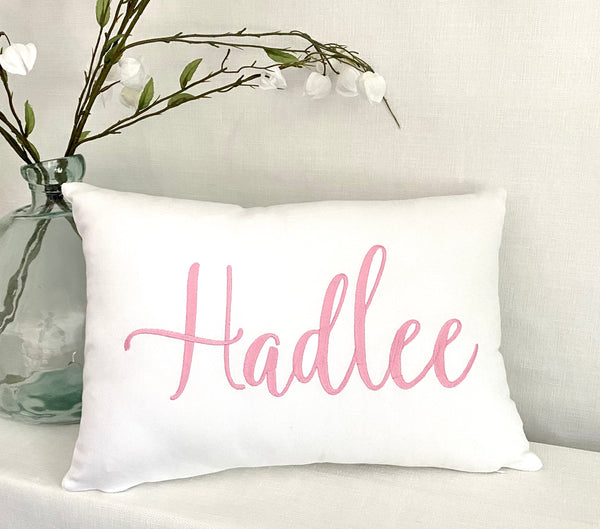 Custom Baby Monogram Pillow