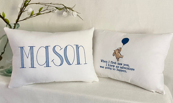 Custom Baby Name Pillow