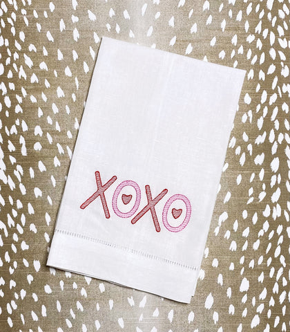 Patricia Kalevas- XOXO Linen Towel