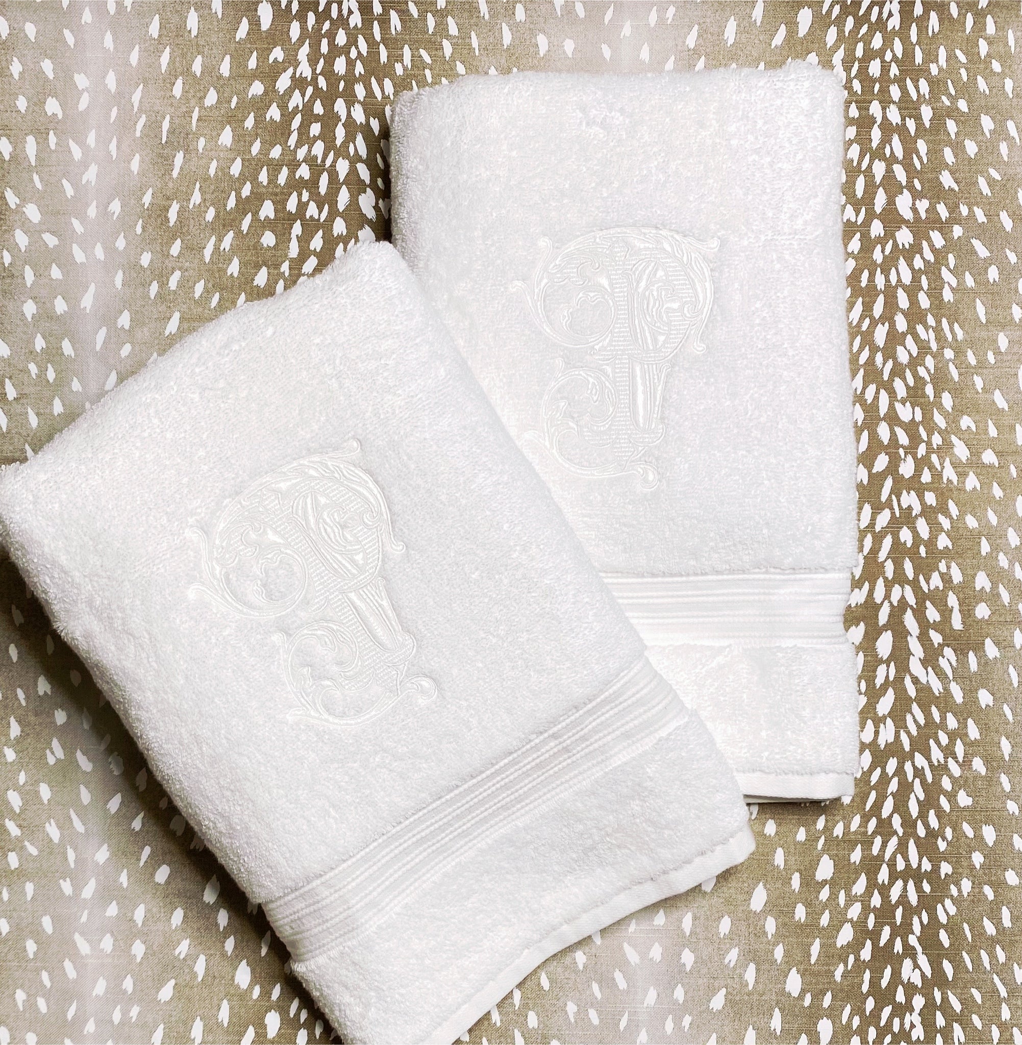 Patricia Kalevas- Set of 2 Bath Towels