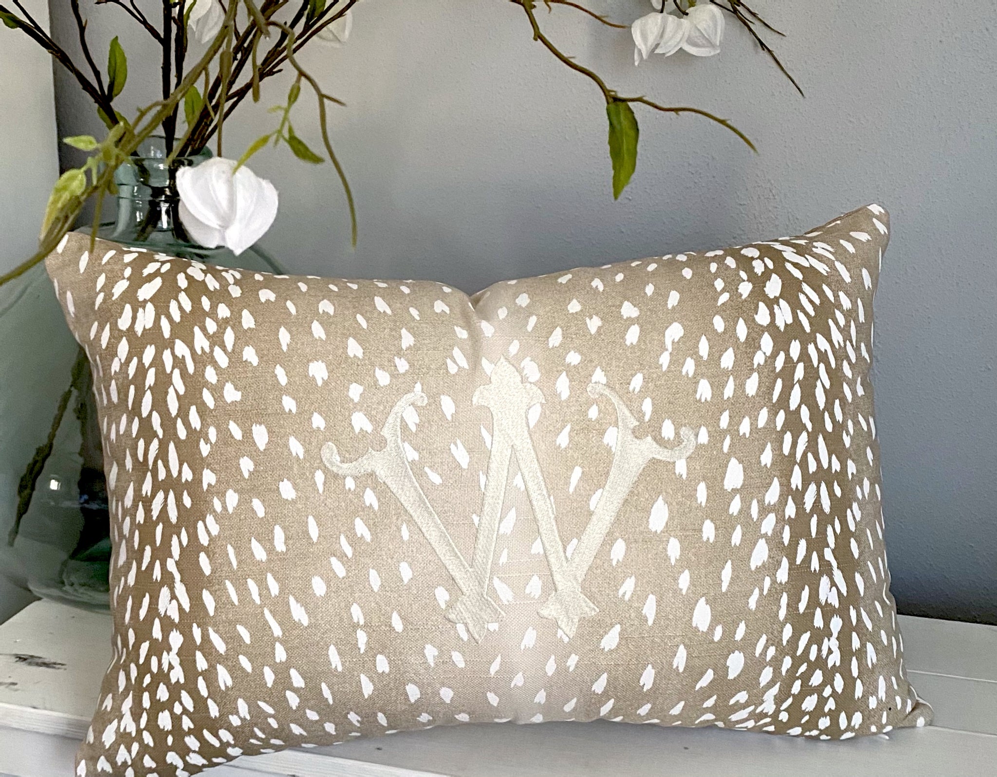 Jamison Kidd- Embroidered Pillow
