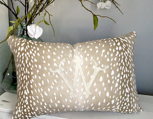 Jamison Kidd- Embroidered Pillow