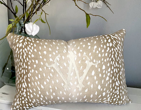 Jamison Kidd- Embroidered Pillow