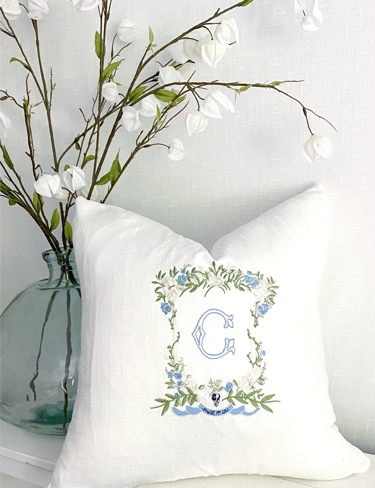 Wedding Crest Pillow