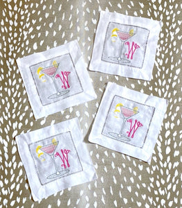 Jamison Kidd- Set of 4 Cocktail Napkins