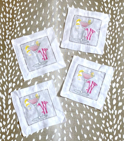 Jamison Kidd- Set of 4 Cocktail Napkins