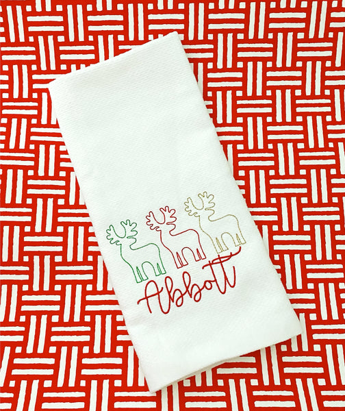 Reindeer Outline Design