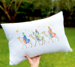 Three Wise Men Christmas Pillow