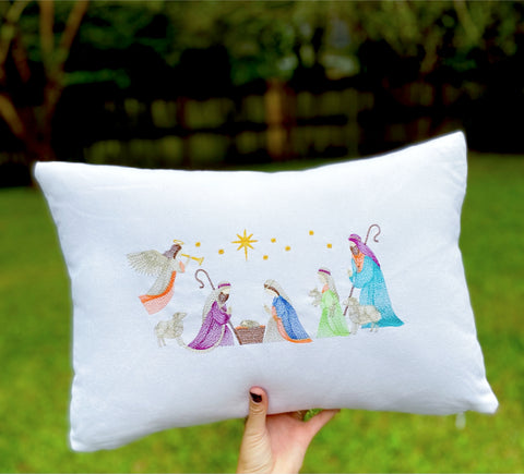 Nativity Pillow