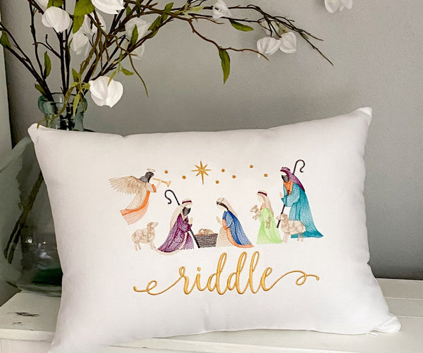Nativity Pillow
