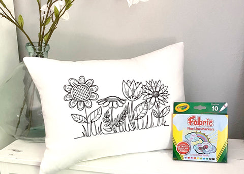 For A Cause Coloring Noahs Ark Pillow – AHA Designs