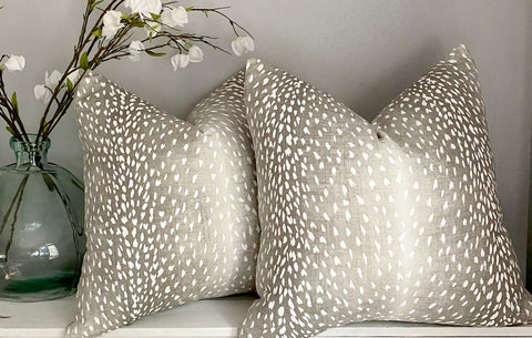 Taylor Williams- Grey Antelope Pillow