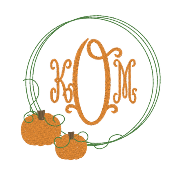 Pumpkin Circle Design