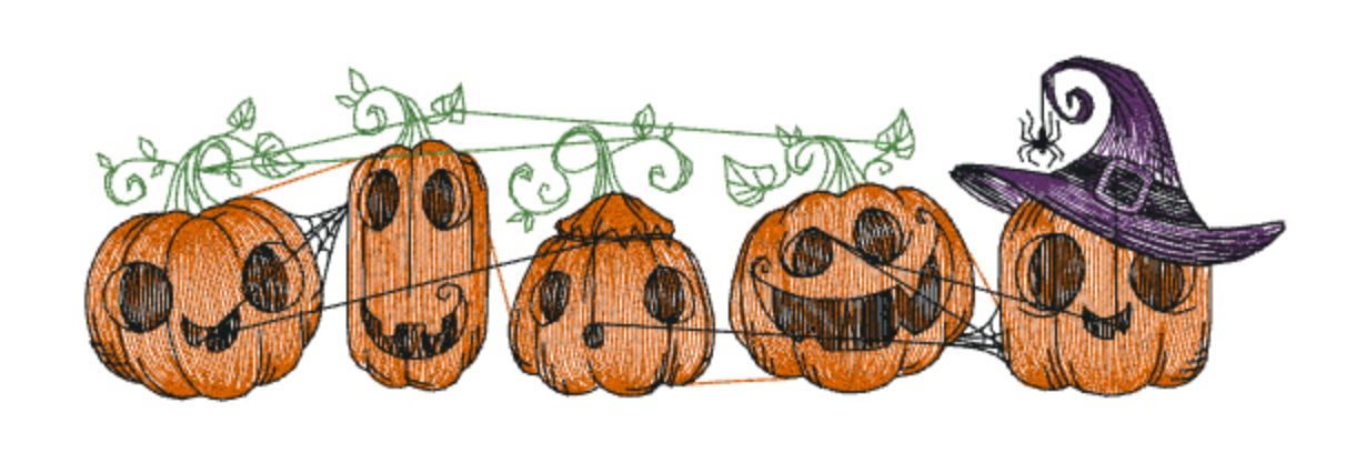 Spooky Pumpkins Design