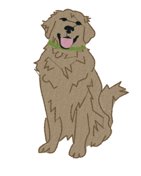 Golden Retriever Pup- Baby Bib