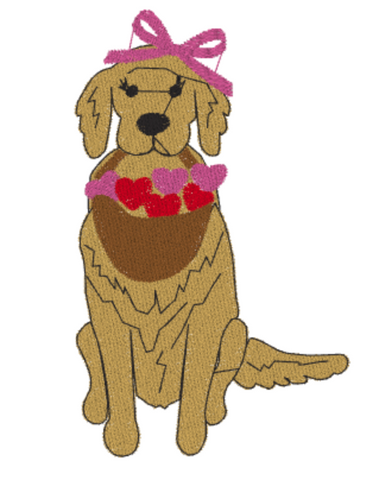 Valentine's Girl Pup