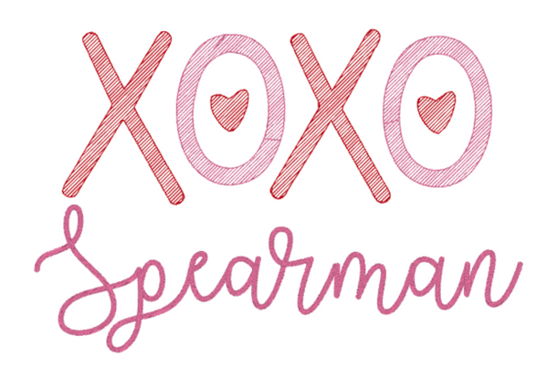 XOXO Valentine's Design
