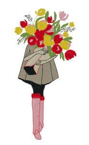 Stylish Spring Girl Design