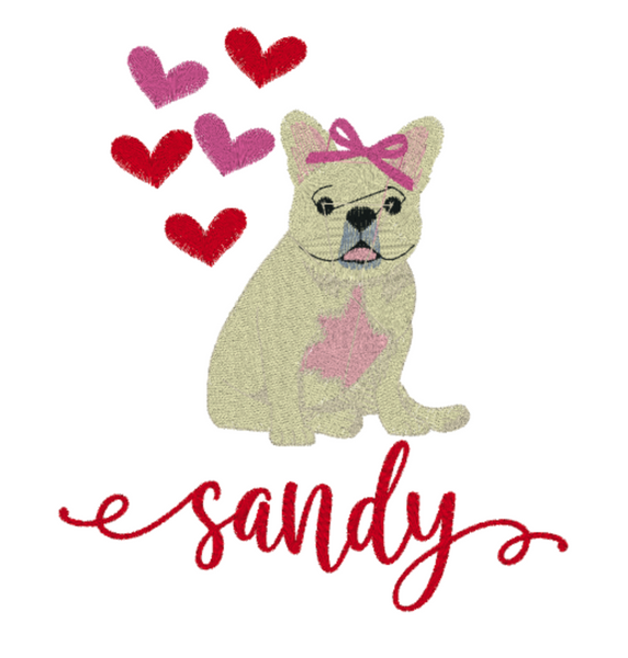 Valentine's Girl Frenchie